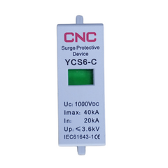 CNC DC SPD 1000V CARTRIDGE In=20KA Imax=40KA YCS6-C