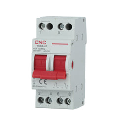 CNC 2P Change over 63A Breaker Din Rail YCBZ-63