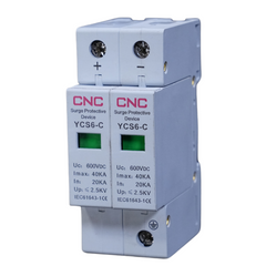 CNC 2P DC SPD 600V Surge Protection Devices YCS6-C
