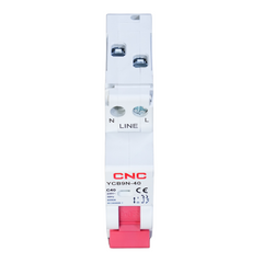 CNC 1P+N MCB AC Circuit Breaker YCB9N-40
