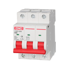 CNC 3P MCB AC Circuit Breaker YCB7-63A