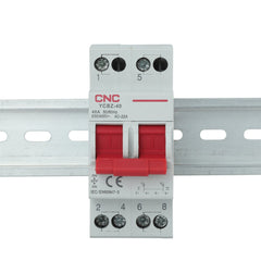 CNC 2P Change over 63A Breaker Din Rail YCBZ-63