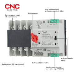 CNC 4-Pole ATS Automatic Transfer Switch 100A – ATS YCQ4-100E