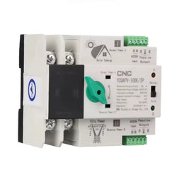 CNC 2-Pole PV ATS Automatic Transfer Switch 100A – ATS YCQ4-100E