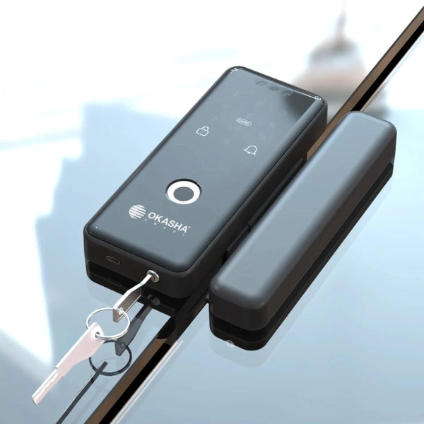 Okasha Smart Glass Door Lock