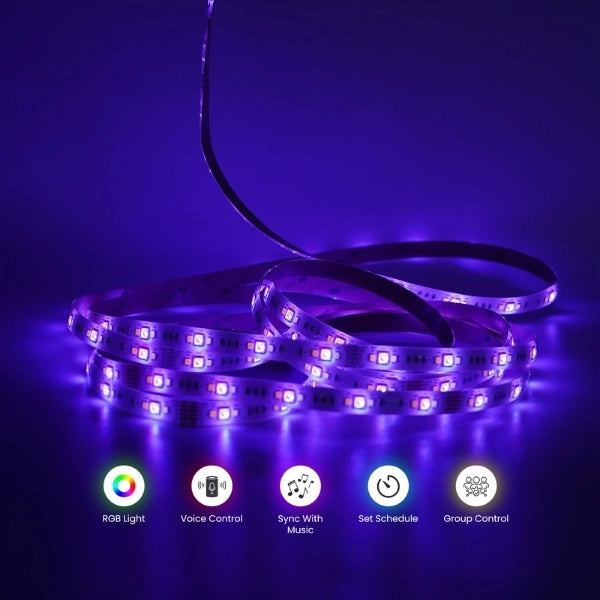 Okasha Smart 5M WiFi RGB LED Strip Light 24V