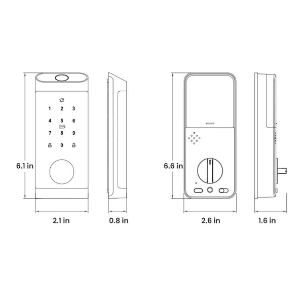 Okasha Smart Armour Fingerprint Door Lock