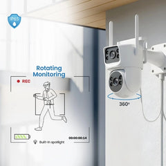 Okasha Smart PTZ Camera -2+2MP