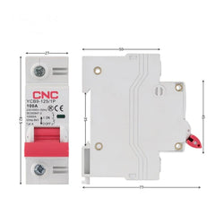 CNC 1P 100A MCB AC Circuit Breaker YCB9-125