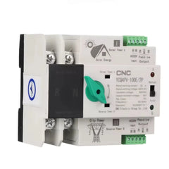 CNC 2-Pole PV ATS Automatic Transfer Switch 100A – ATS YCQ4-100E