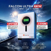 SolarMax Falcon 6KW Hybrid Solar Inverter – Battery & Grid Support