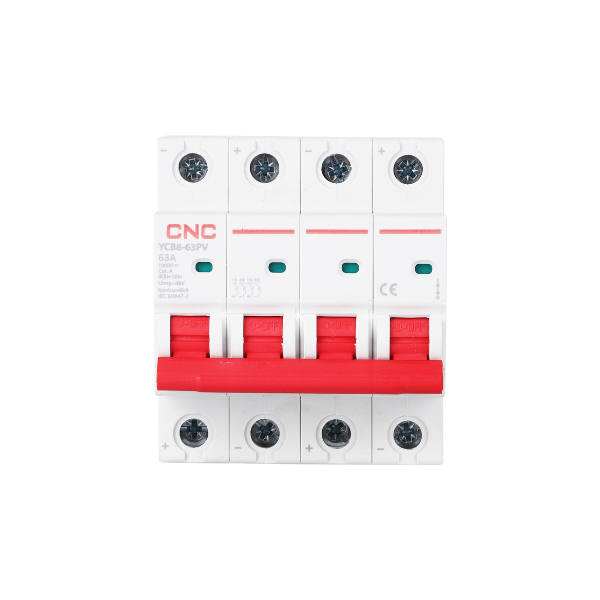 CNC 4 Pole MCB DC Circuit Breakers 1000V YCB8-63PV | Buy Online – CNC ...