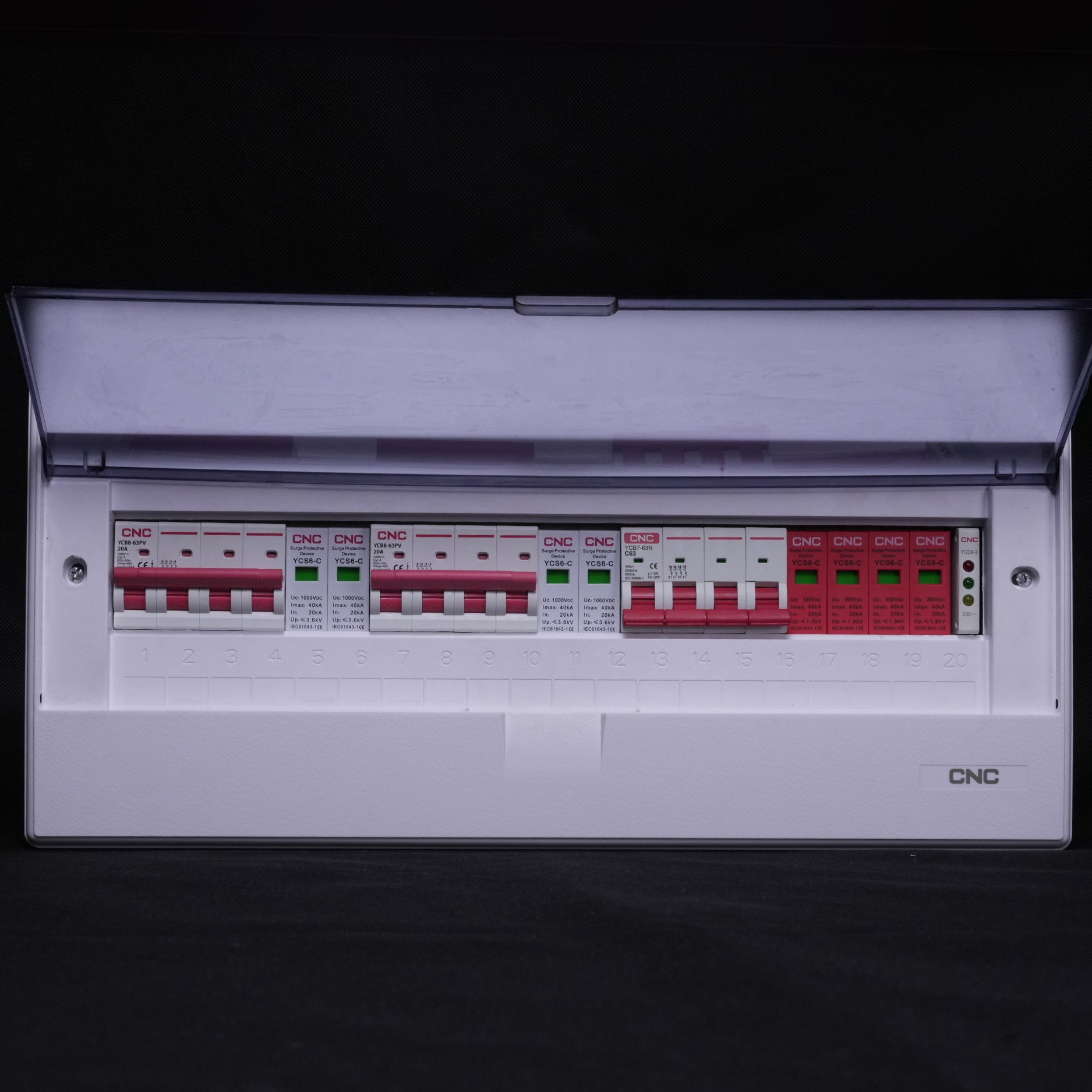 15KW On Grid Solar DB Bundle with DC Surge Protection