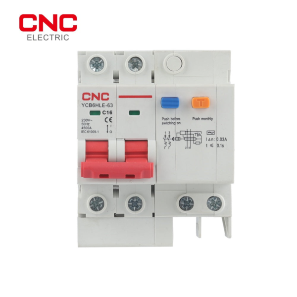 1P+N RCCB YCB6HLE – Reliable Residual Current Circuit Protection