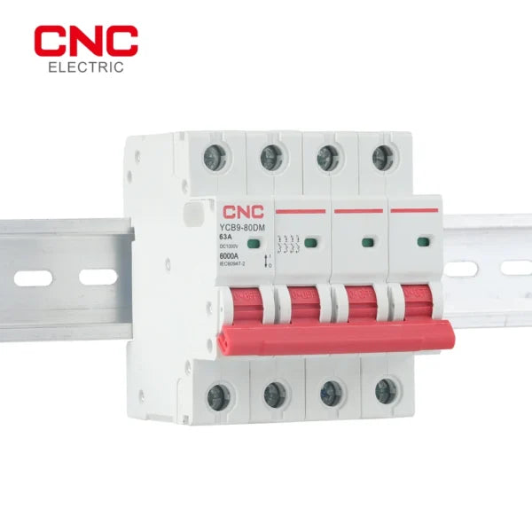 CNC DC 4P MCB Circuit Breakers 1000V YCB9-80DM