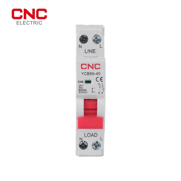 CNC 1P+N AC MCB Cricuit Breaker YCB9N-40