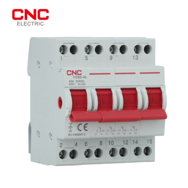 CNC 4P Change over (Din Rail) 63A Breaker YCBZ-63