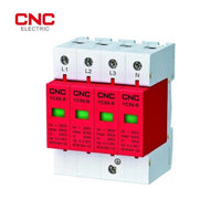 4P CNC AC SPD 385V Surge Protection Devices 30KA-60KA YCS6-B