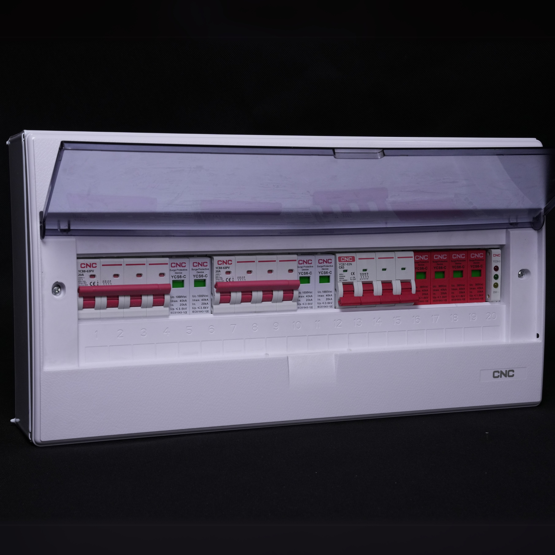 15KW On Grid Solar DB Bundle with DC Surge Protection