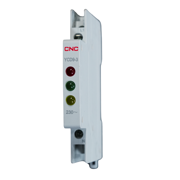 CNC Din Rail 3 Phase Multi Color  Indication Light YCD9-3