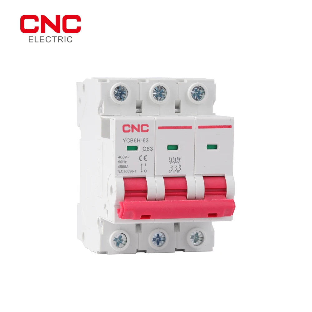 CNC 3P AC MCB Cricuit Breaker YCB7H-63