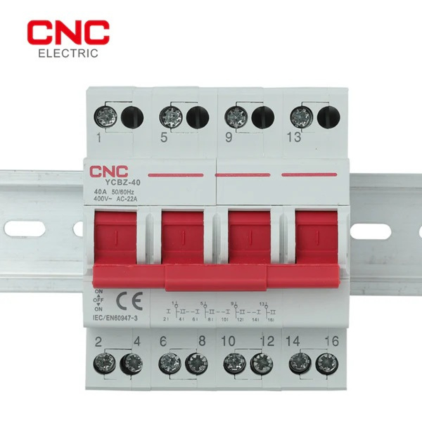 CNC 4P Change over (Din Rail) 63A Breaker YCBZ-63