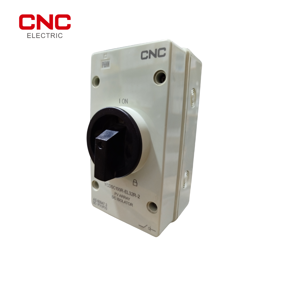 CNC DC Isolator 2-Pole – Wall Mounted Safety Switch