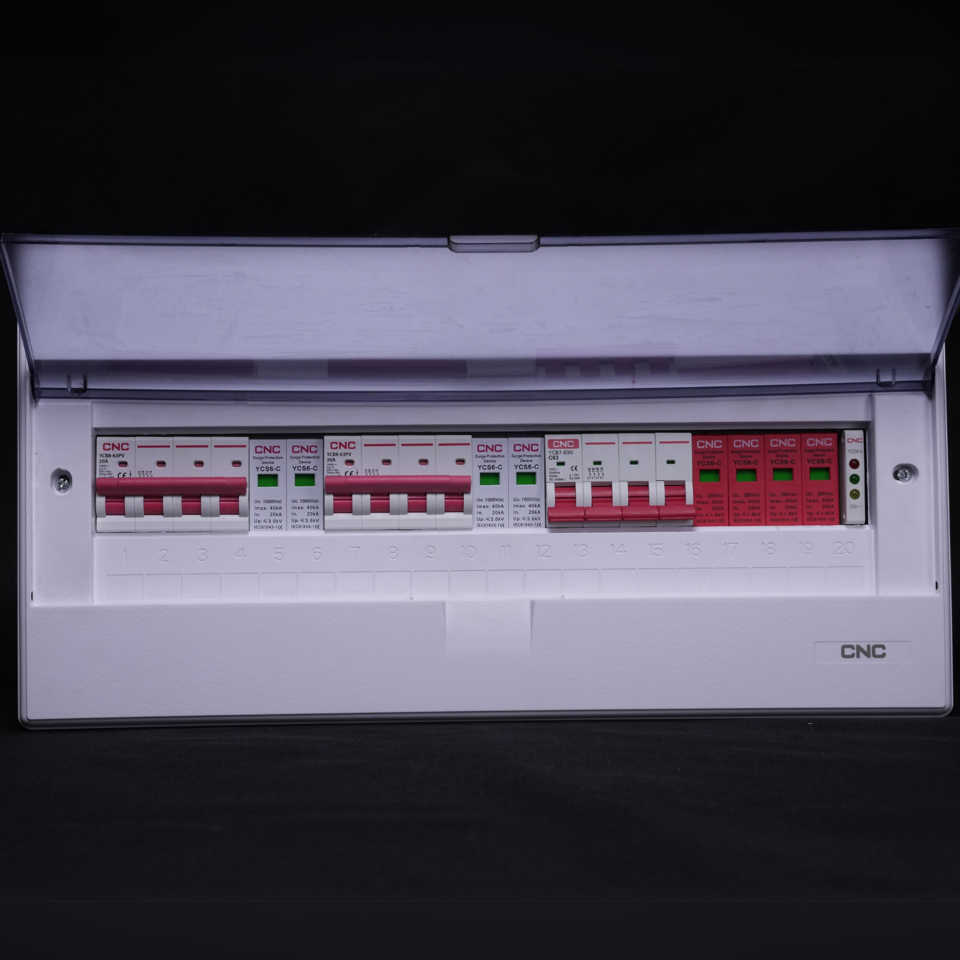 15KW On Grid Solar DB Bundle with DC Surge Protection