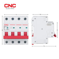 CNC 4P AC MCB Cricuit Breaker YCB7H-63