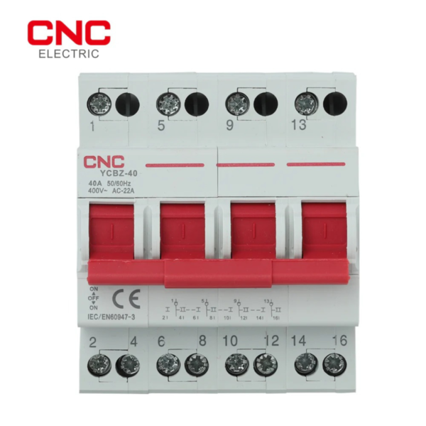 CNC 4P Change over (Din Rail) 63A Breaker YCBZ-63