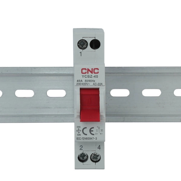 CNC 1P Change over 63A Breaker Din Rail 