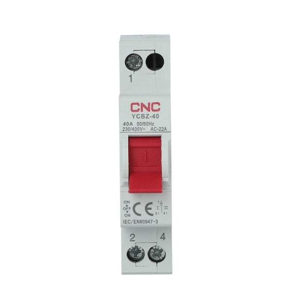 CNC 1P Change over 63A Breaker Din Rail 