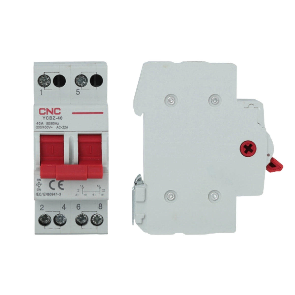 CNC 2P Change over 63A Breaker Din Rail