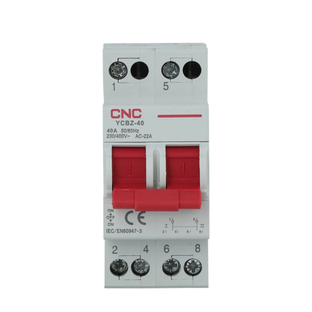 CNC 2P Change over 63A Breaker Din Rail