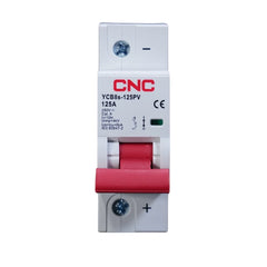 CNC DC 1 Pole 125A MCB Circuit Breakers 250V YCB8s-125PV