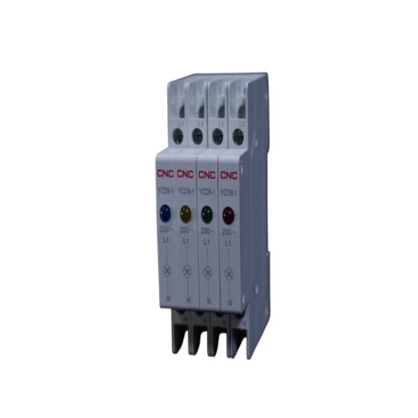 CNC Din Rail Single Phase Indication Light YCD9-1