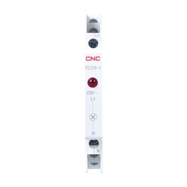 CNC Din Rail Single Phase Indication Light YCD9-1