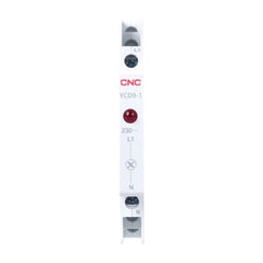 CNC Din Rail Single Phase Indication Light YCD9-1