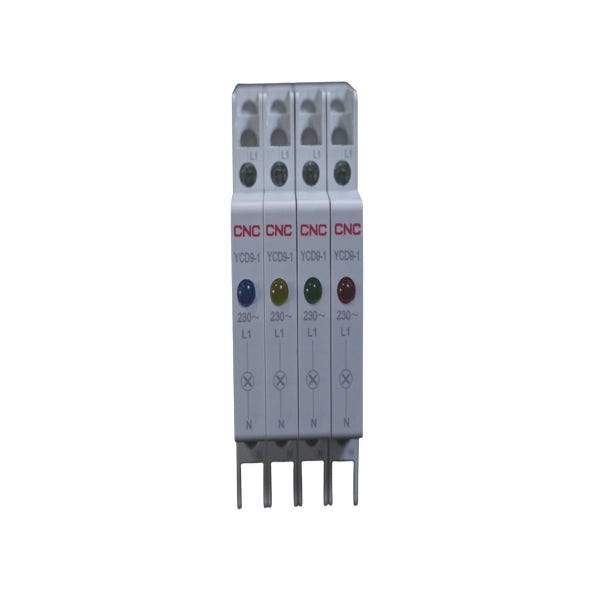 CNC Din Rail Single Phase Indication Light YCD9-1