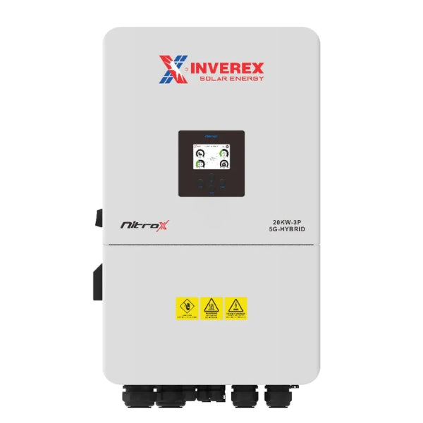 Inverex Nitrox 20KW - 48V 5G Three Phase Hybrid Solar Inverter