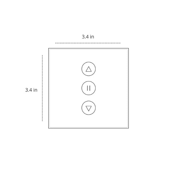 Okasha Smart Curtain & Blinds Touch Wall Switch
