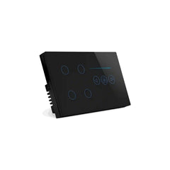 Okasha Smart 4 Gang + 1 Fan Switch CRYSTAL SERIES