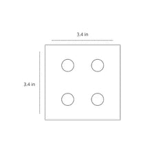Okasha Smart 4 Gang WiFi Touch Switch Crystal Series