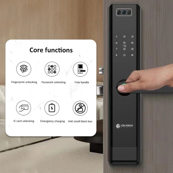 Okasha Smart Elite Series Biometric Fingerprint Door Lock