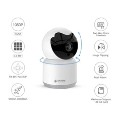 Okasha Smart Eyeball Security Camera 