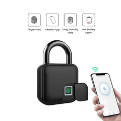 Okasha Smart Padlock – Fingerprint Lock