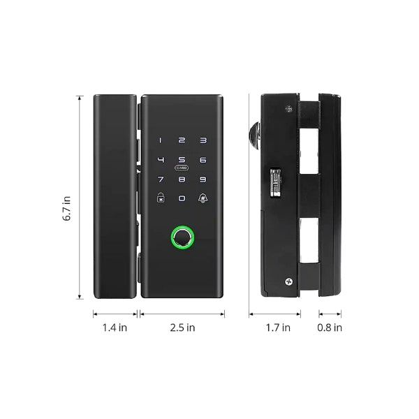 Okasha Smart Glass Door Lock
