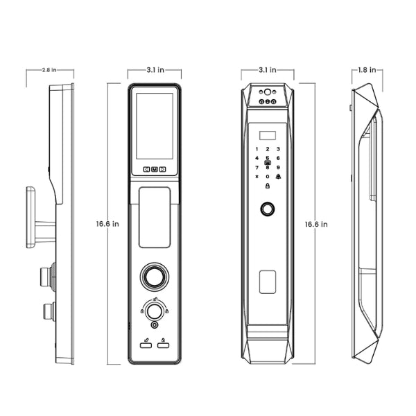 Okasha Smart Prime Door Lock