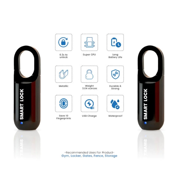 Okasha Smart Travel Fingerprint Padlock