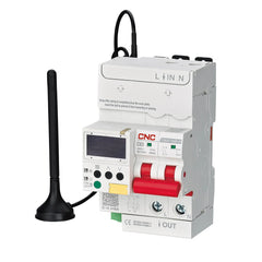CNC 2 pole 4G WiFi Smart Circuit Breaker With Display